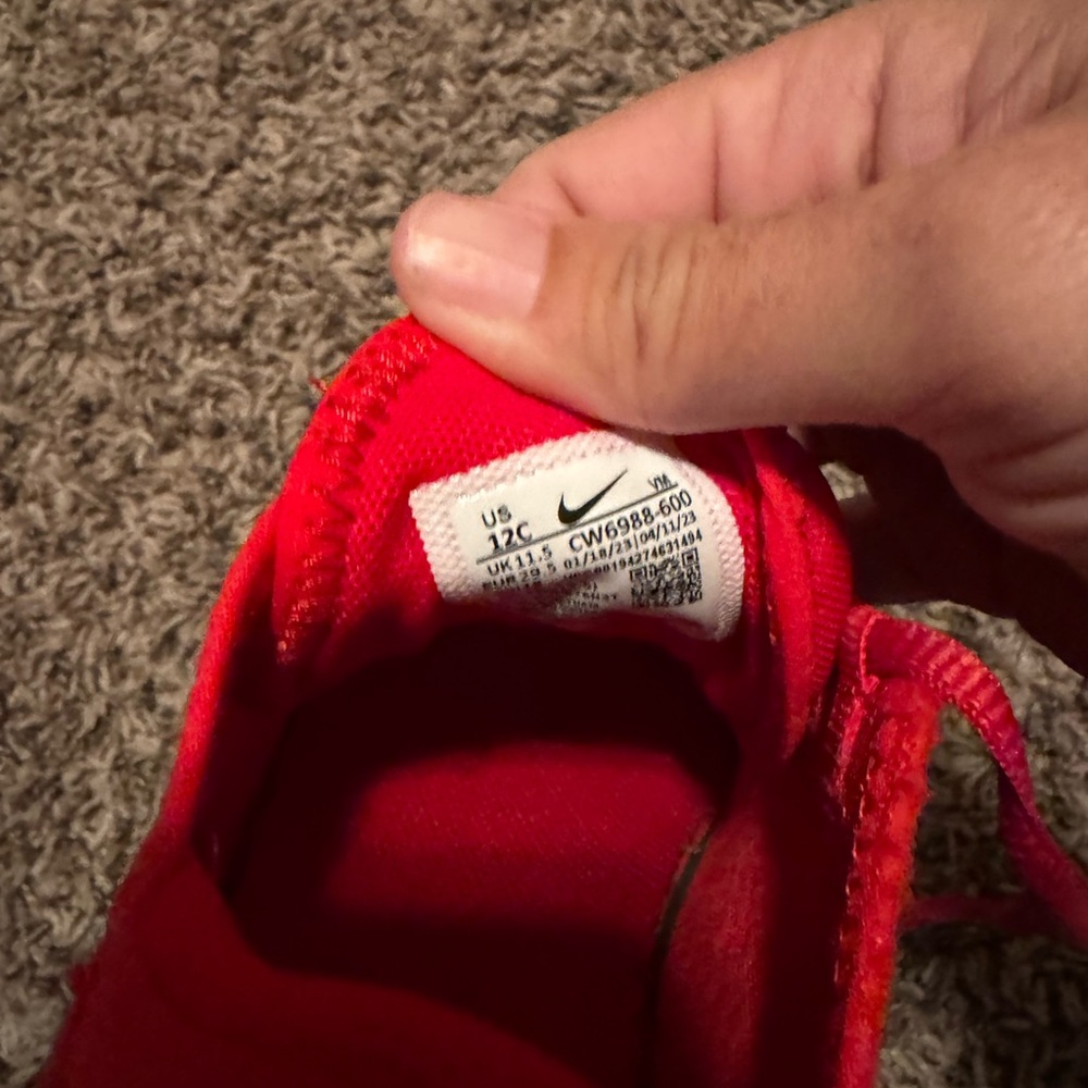 Nike Kids Bright Red Sneakers